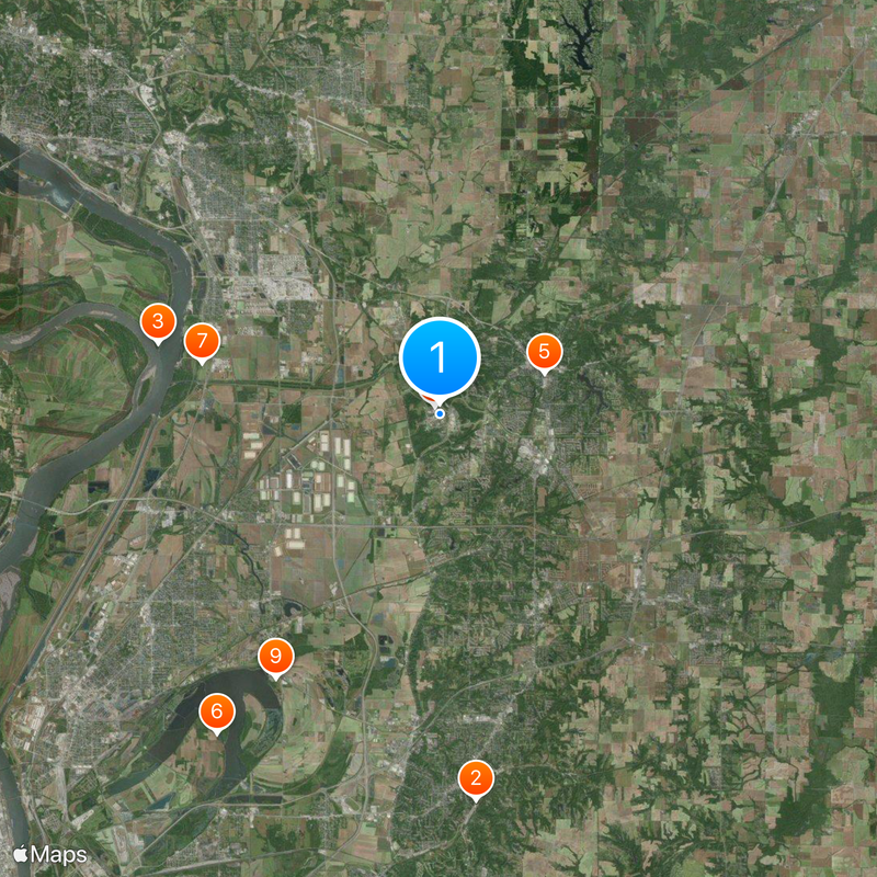 Southern Illinois University Edwardsville Map