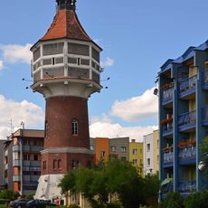 Water tower in Lubin