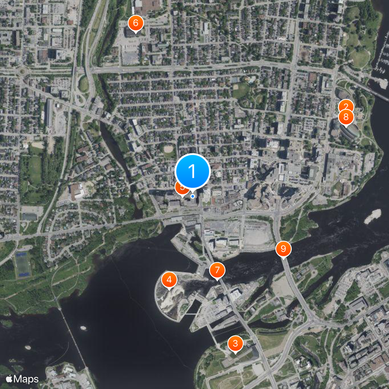Parks Canada Map