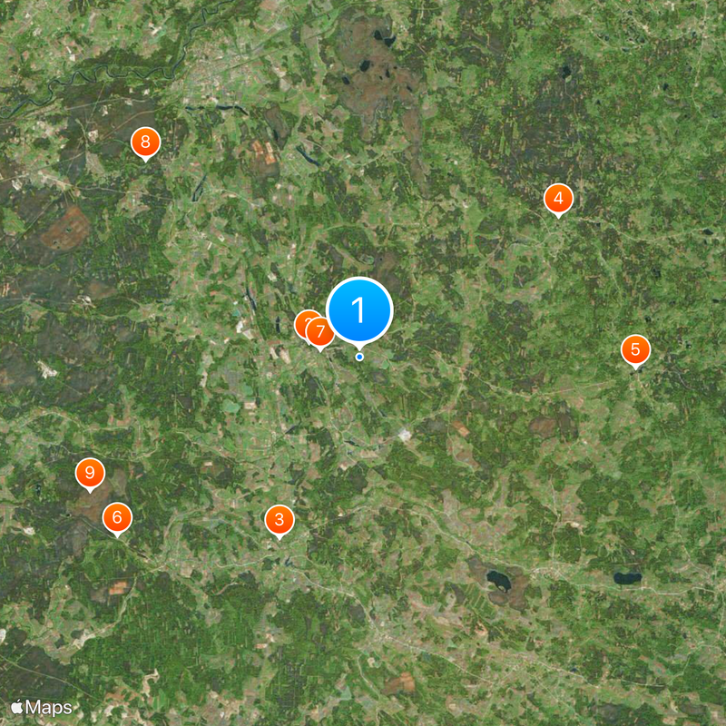 Países bálticos Mapa