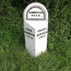 Milestone, York Road, almost opp. Manse Lane,