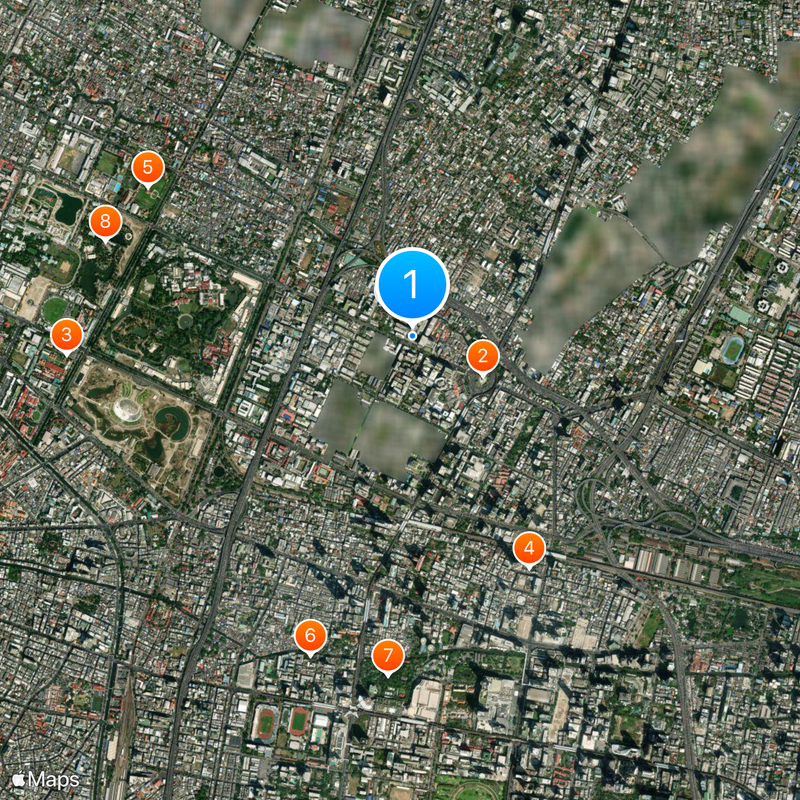 Phramongkutklao Hospital Map