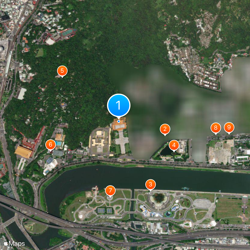 National Revolutionary Martyrs' Shrine Mapa