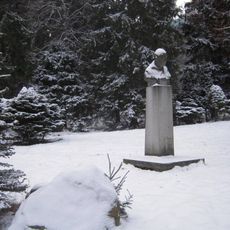 Bust of Petr Bezruč in Karlova Studánka