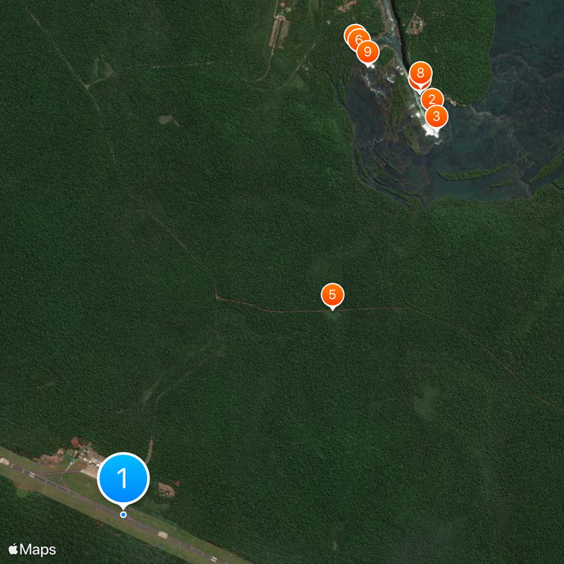 Cataratas del Iguazú International Airport Map