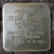 Stolperstein à la mémoire de Recha Philipp