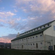 Addington Prison - Mountfort Cell Block and wall remains