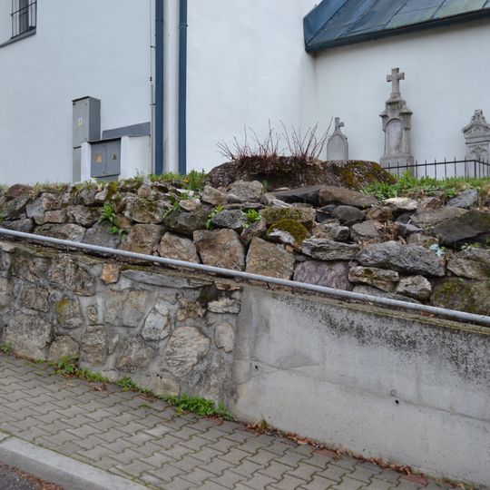 Kostol Narodenia Panny Márie, múr hradbový