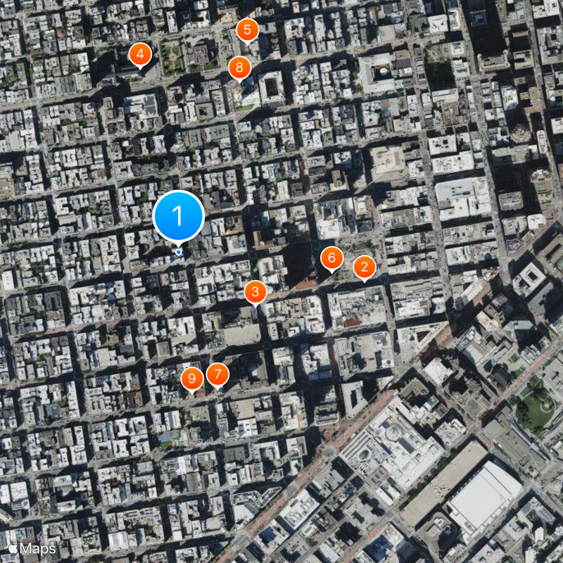 Bohemian Club Map