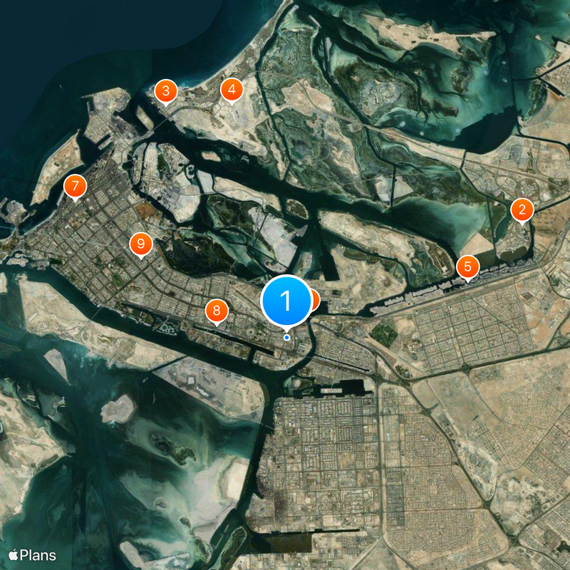 Sheikh Zayed Mosque Map