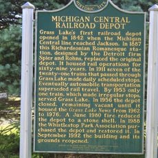 Michigan Central Railroad Depot Historical Marker