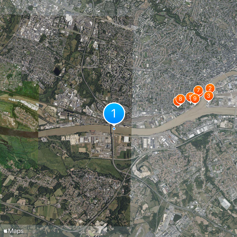 Pont de Cheviré Carte