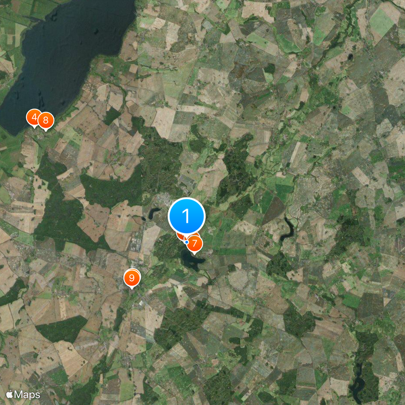 Ivenacker Eichen Mappa