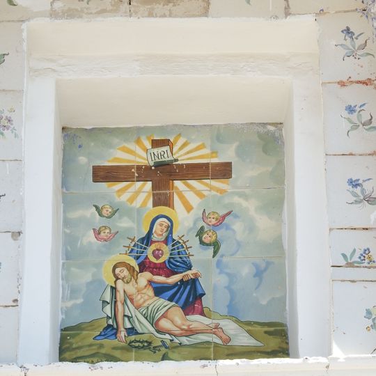 Retablo cerámico de la Virgen de los Dolores