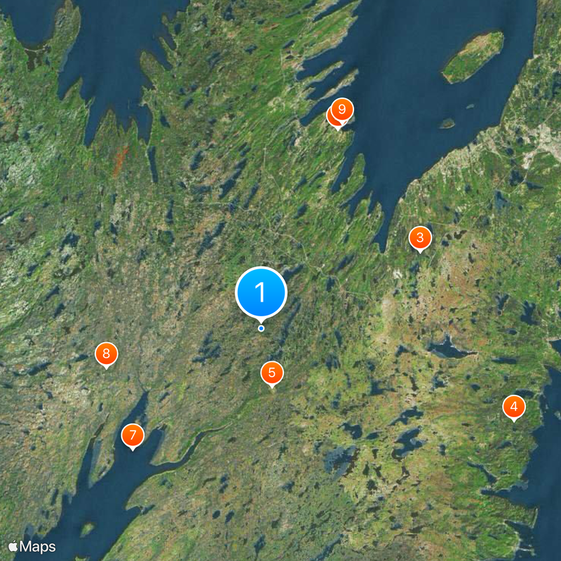 Avalon Peninsula Map