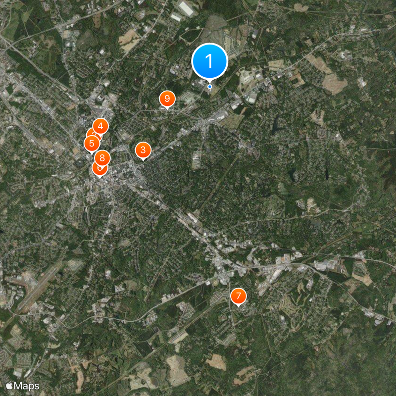 Spartanburg Day School Map