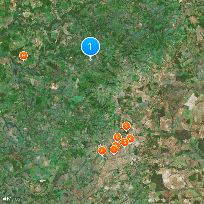 Mato Grosso do Sul Karte