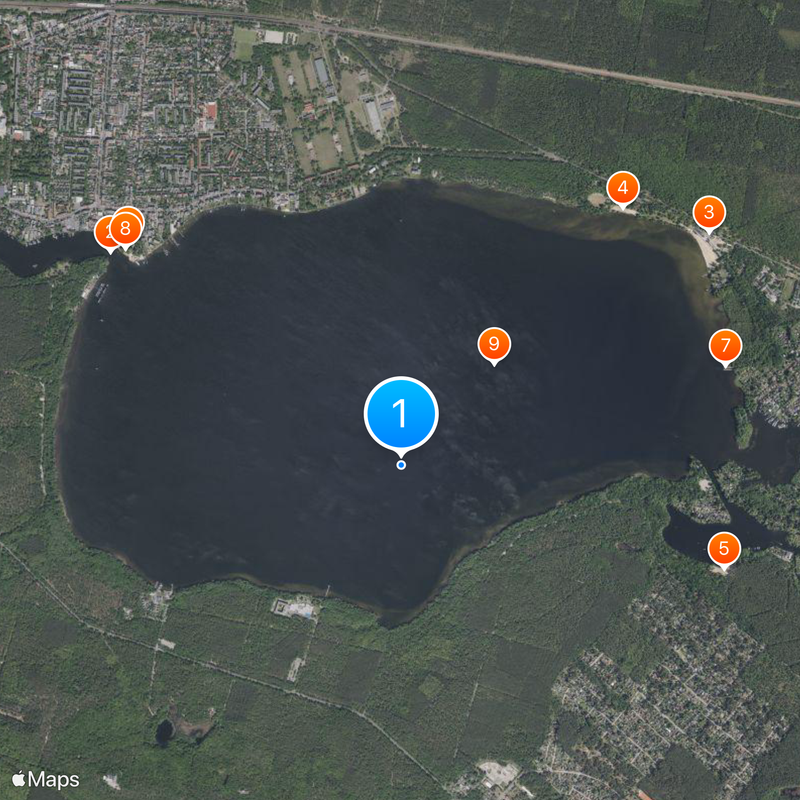 Müggelsee Map