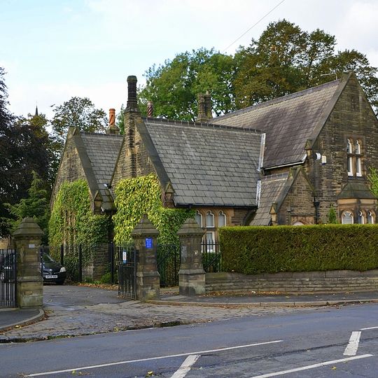 Front Wall And Gate Piers To Armley Cemetery