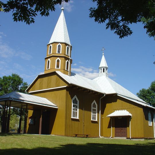 Our Lady of Częstochowa church in Lipiny Górne-Borowina