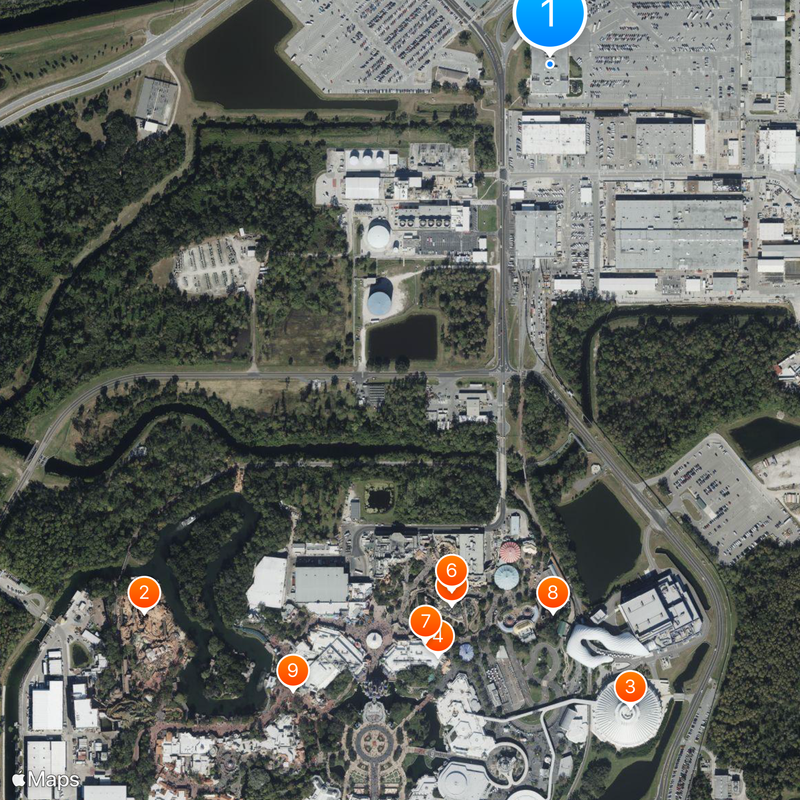 Disney University Map