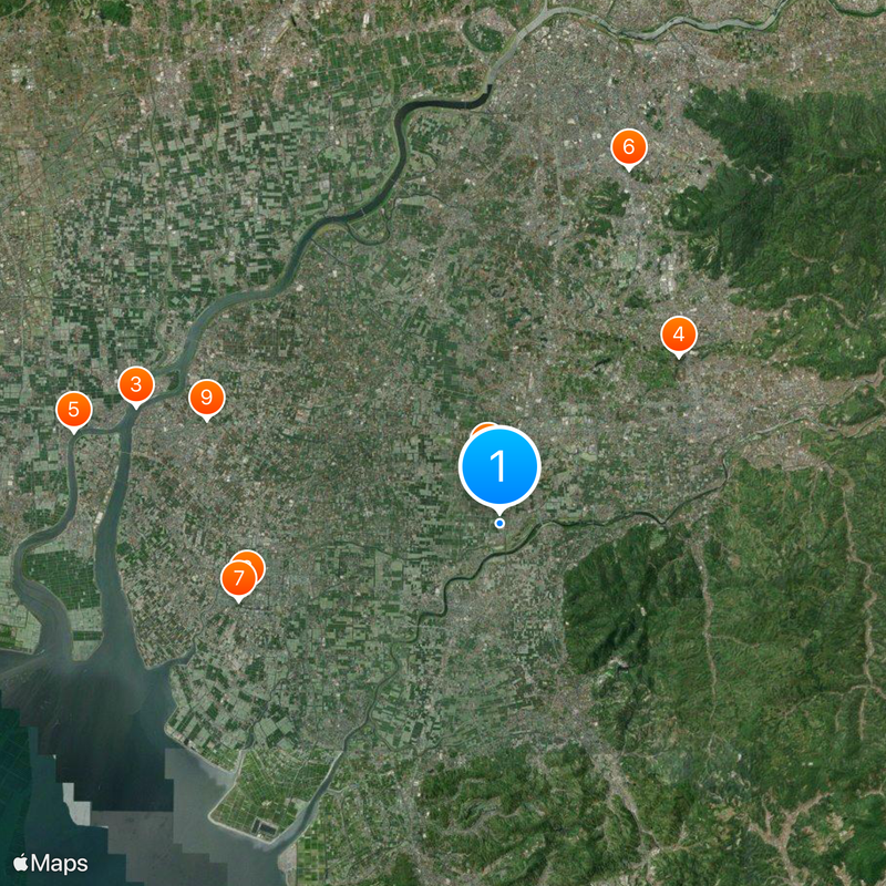 Hawks Baseball Park Chikugo Map