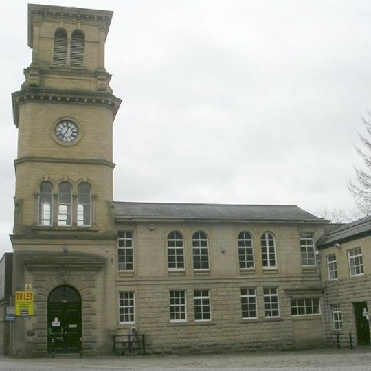 Shaw Lodge Mill Weaving Sheds And Clock Tower