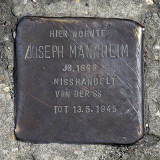 Stolperstein für Joseph Mannheim