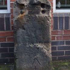 Milestone, Stafford Street; opp. no 33, outside Netto