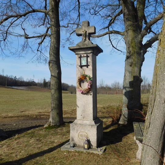 Kříž na severním okraji Kaliště