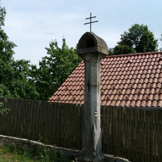 Column shrine in Rokštejnská