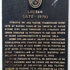Lucban historical marker