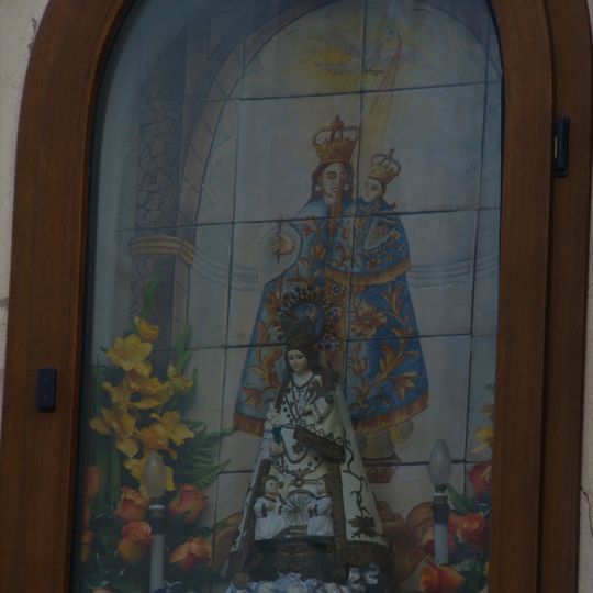 Ceramic panel of Our Lady of Mercy
