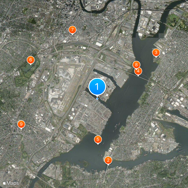 Port Newark–Elizabeth Marine Terminal Map