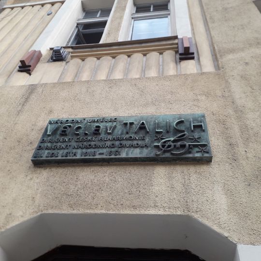 Pamětní deska Václava Talicha v Praze