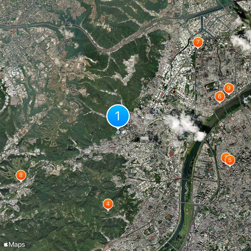 Losheng Sanatorium Map