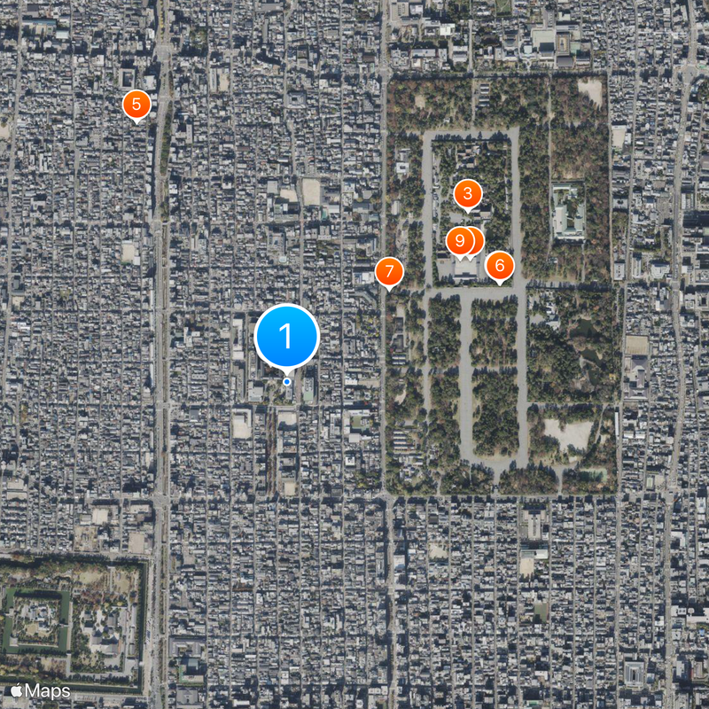 Agency for Cultural Affairs Map
