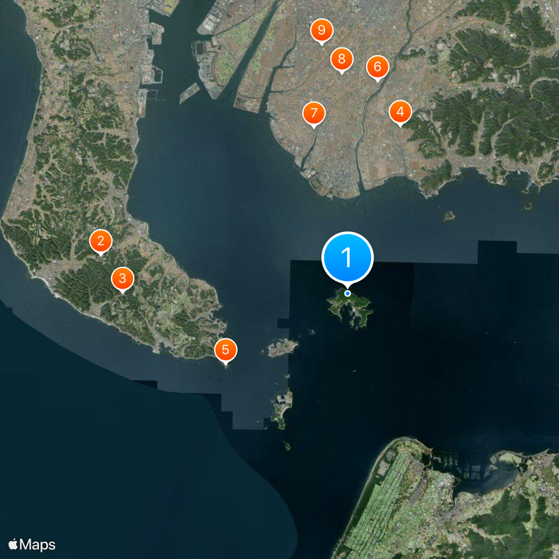 Sakushima Map