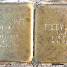 Stolperstein à la mémoire de Freddy Joffe