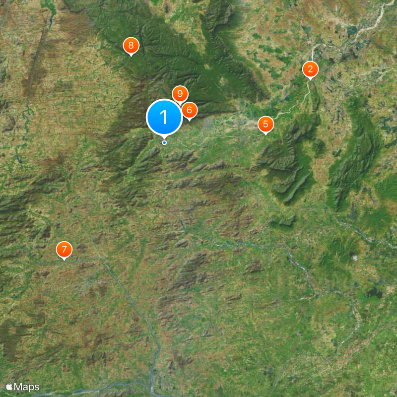 Chandragiri Fort Mappa