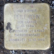 Stolperstein en memoria de Beile Cohn