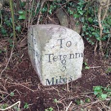 Milestone, Teignmouth Road, Lower Gabwell, opp. and to N of jct with Deane Lane