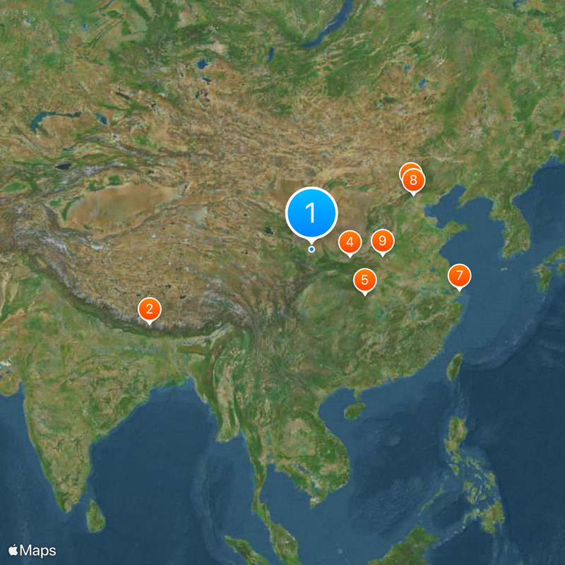 República Popular China Mapa