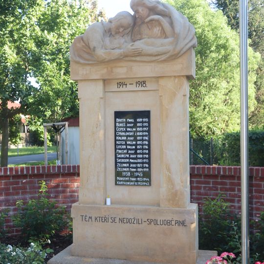 Památník obětem sv. válek v Hořátvi