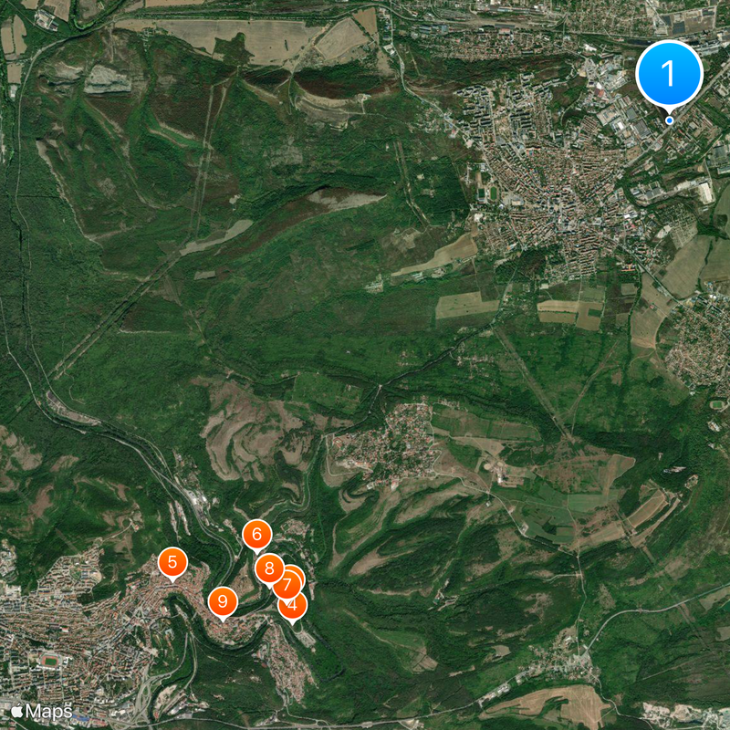 Gorna Orjahovica Mappa