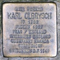 Stolperstein en memoria de Karl Olbrysch