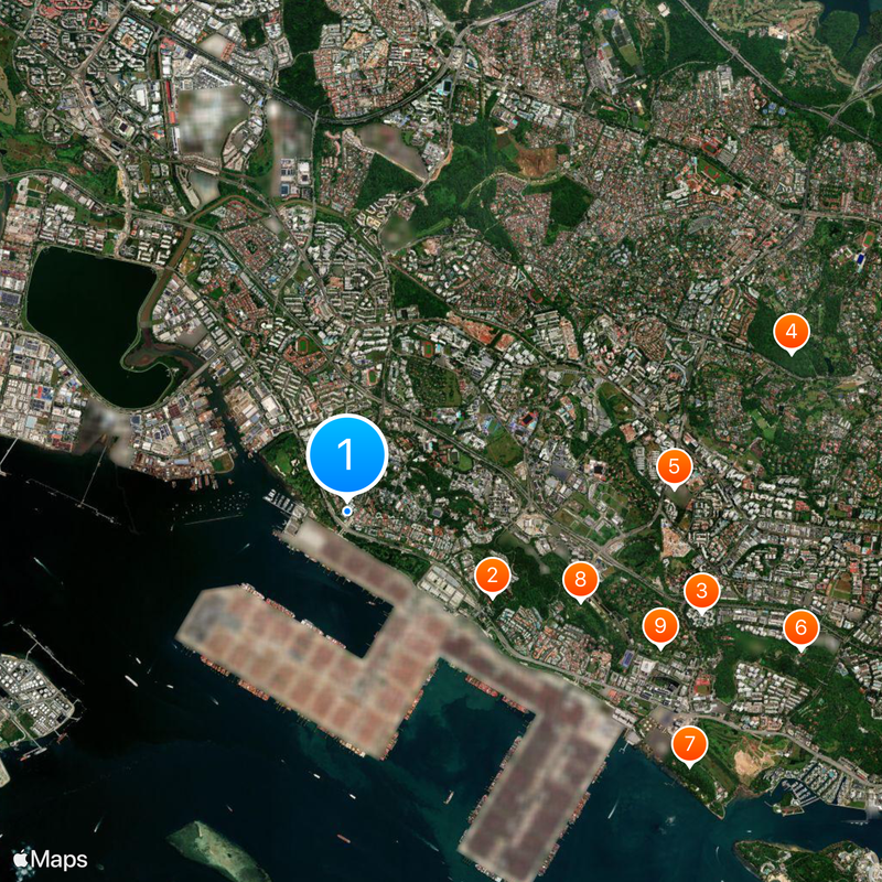 Singapore Miniature Zoo Map