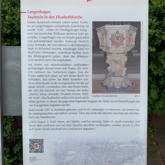 GLIEM Tafel 44 Taufstein der Elisabethkirche