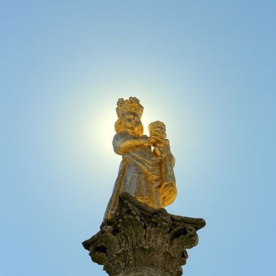Maria column in Svatá Hora