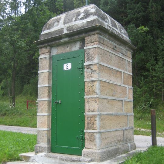 Einstiegshäuschen der 1. Wiener Hochquellwasserleitung